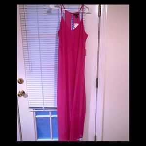 Forever21 maxi hot pink